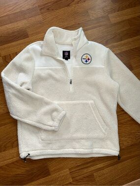 Pittsburgh Steelers Women’s Polar Fleece Half-Zip Jacket - XL